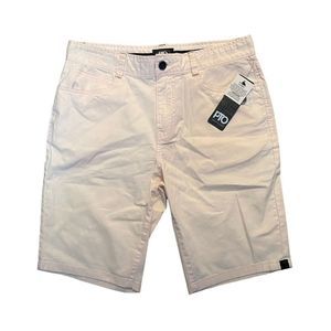 NEW PTO Mens Casual Shorts Light Pink Size 33 11" Inseam Cotton / Spandex
